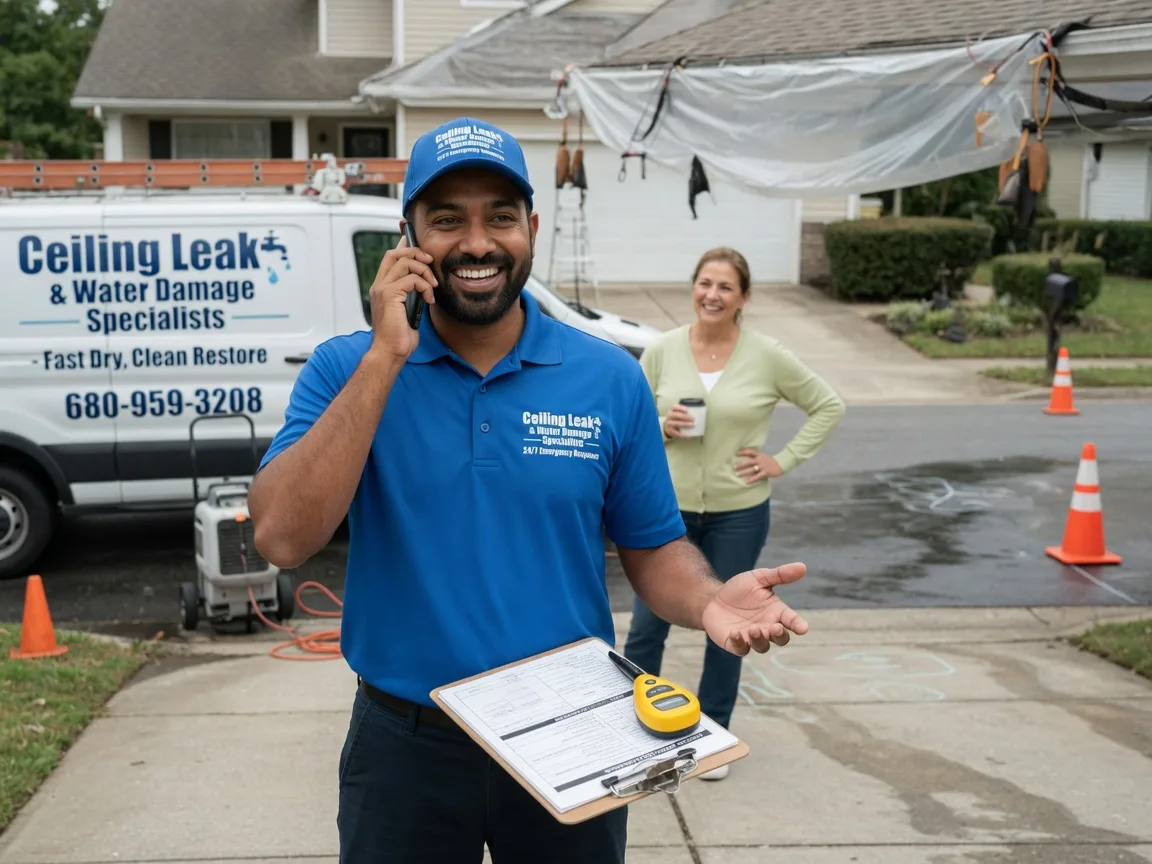 Ceiling Leak Cleanup Wyandanch, NY FAQs